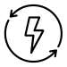 Lighting bolt icon